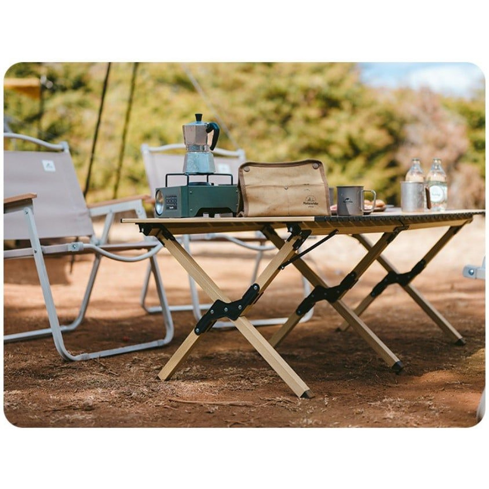 Bàn nhôm mặt cuộn siêu nhẹ Naturehike Roll-Top Aluminum Table CNK2300JU010