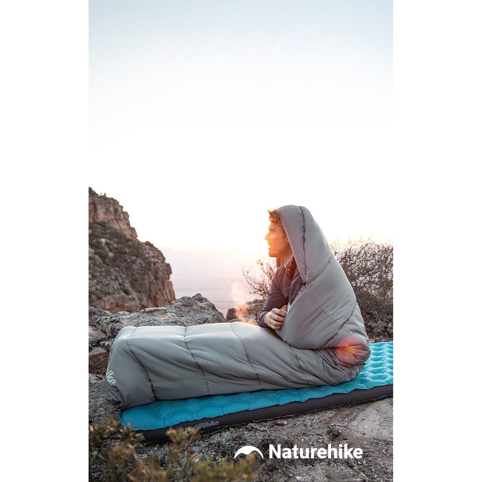 Túi ngủ cao cấp có mũ trùm đầu Naturehike Cotton Sleeping Bag CNK2350WS023