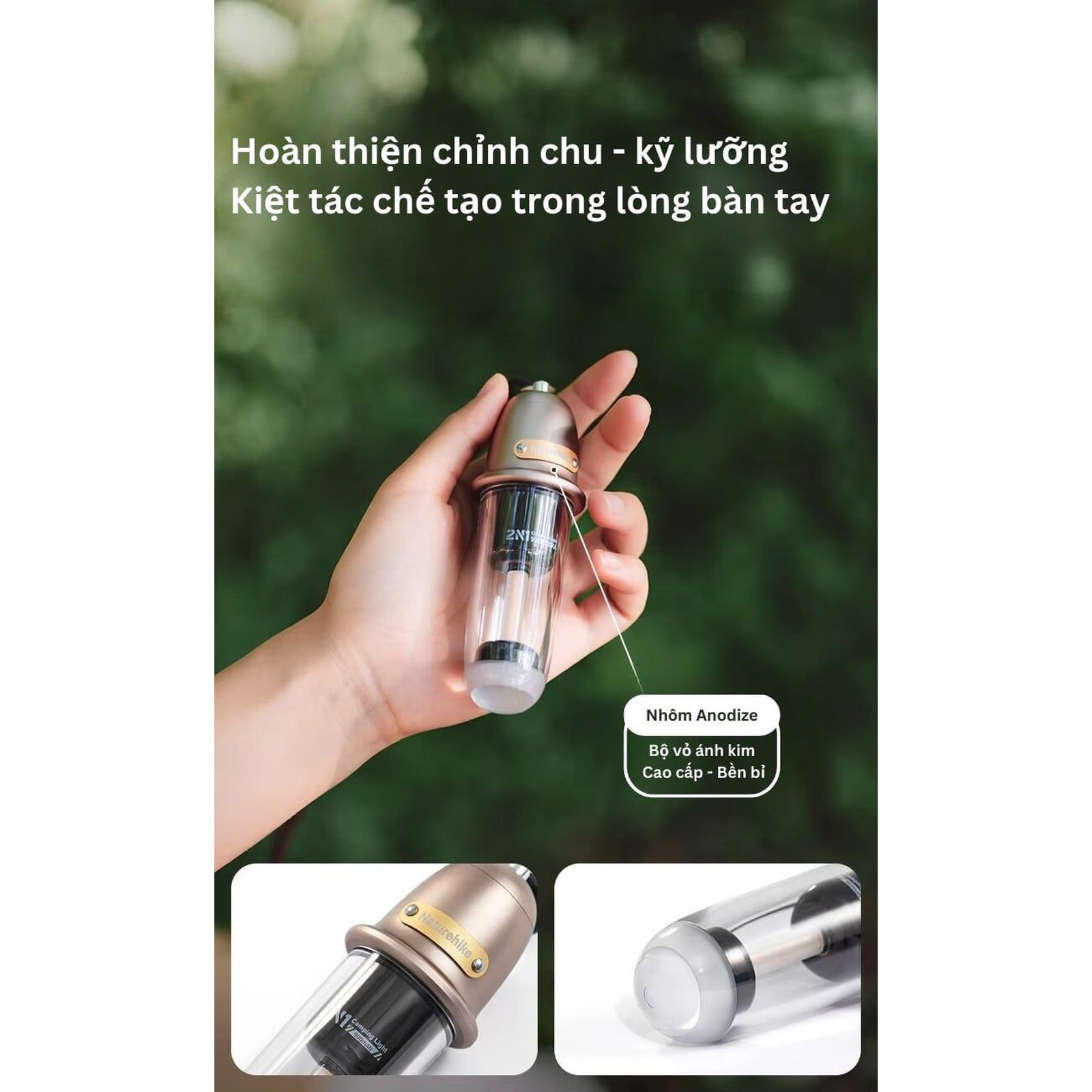 Đèn pin treo lều đa năng Naturehike Hanging Tent Lantern CNK2350ZM010