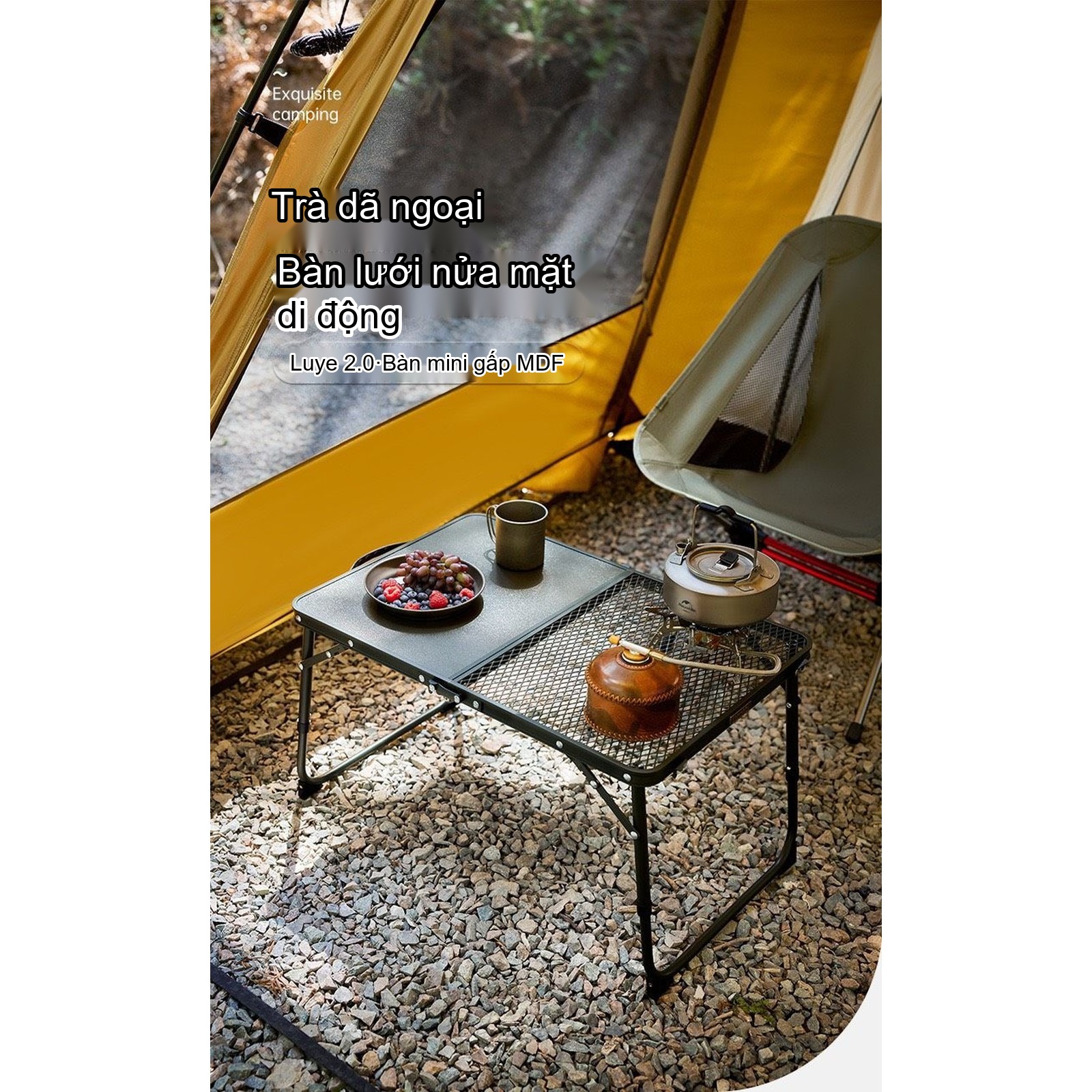 Bàn gấp gọn mini siêu nhẹ Naturehike Ultralight Mini Folding Table CNK23JU011