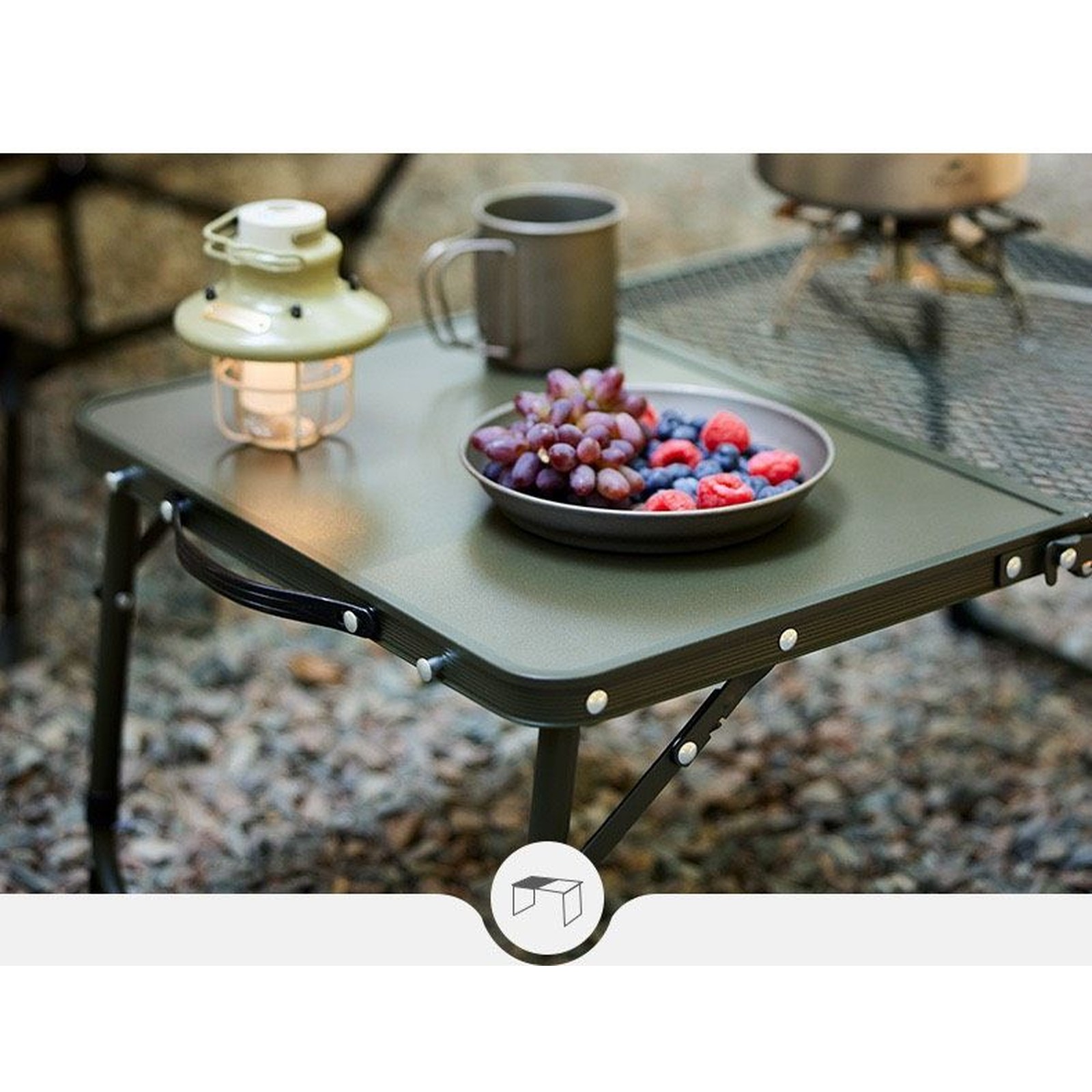 Bàn gấp gọn mini siêu nhẹ Naturehike Ultralight Mini Folding Table CNK23JU011