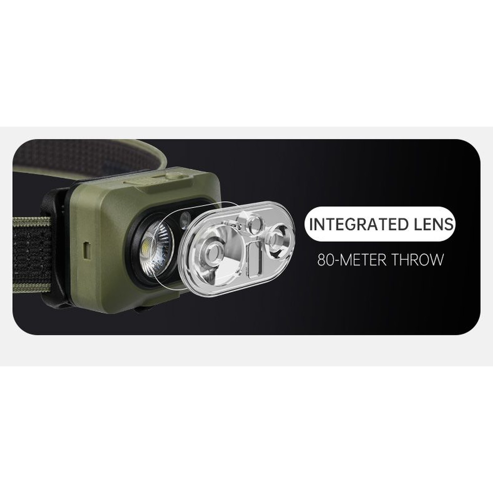 Đèn pin đội đầu siêu sáng 500Lm Naturehike Rechargeable Headlamp 500lm CNK2450ZM010
