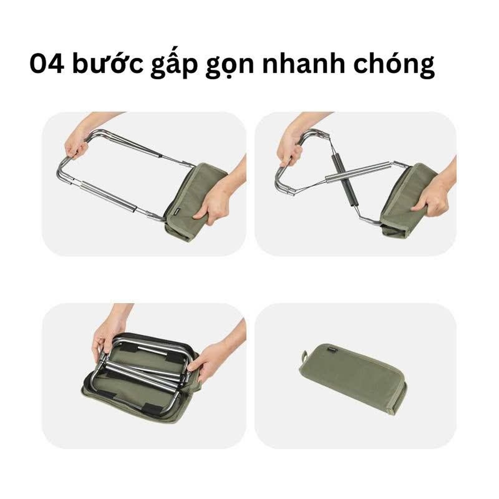 Ghế xếp mini khung nhôm Naturehike Mini Aluminum Folding Chair CNK2550JJ011