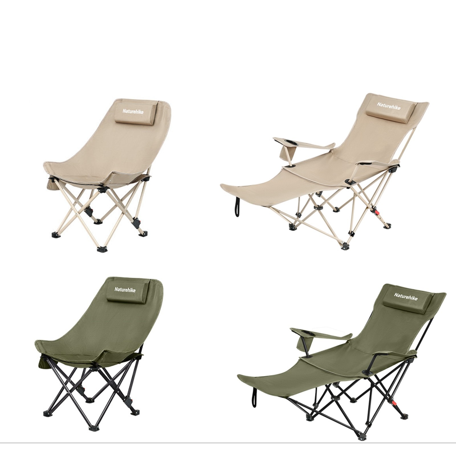 Ghế dã ngoại gấp gọn Naturehike Folding Reclining Chair CNK2550JJ019