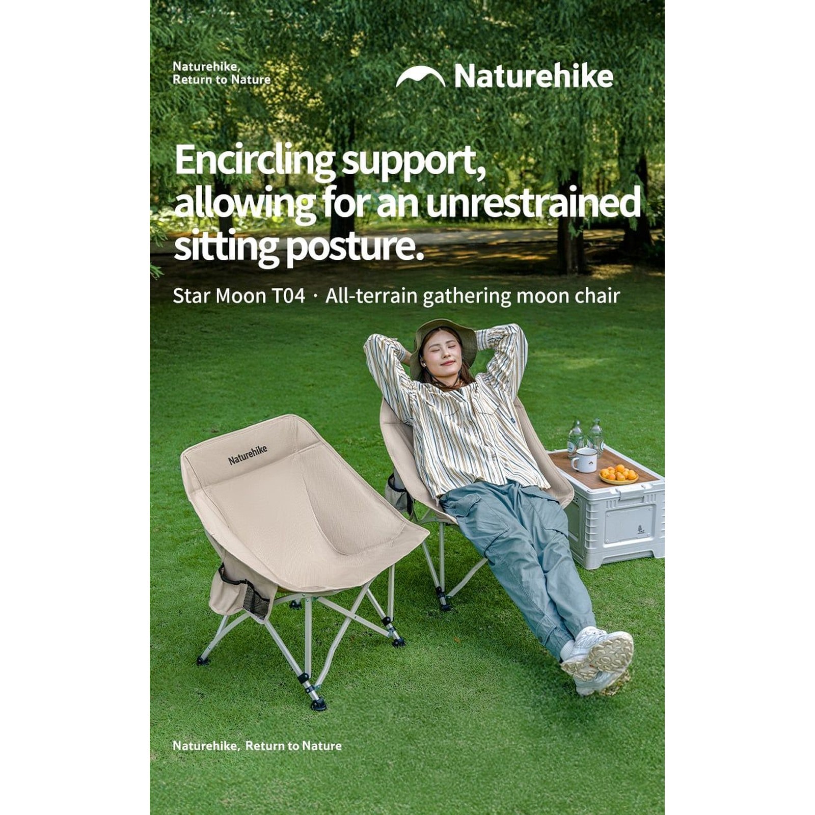 Ghế dã ngoại gấp gọn Naturehike Folding Camping Chair CNK2550JJ022