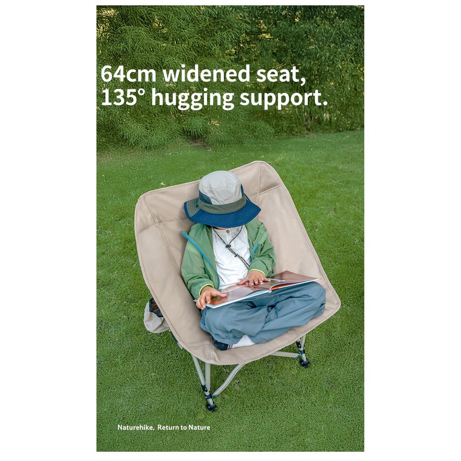 Ghế dã ngoại gấp gọn Naturehike Folding Camping Chair CNK2550JJ022