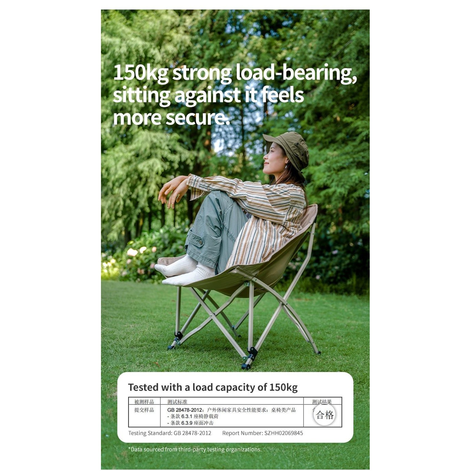 Ghế dã ngoại gấp gọn Naturehike Folding Camping Chair CNK2550JJ022