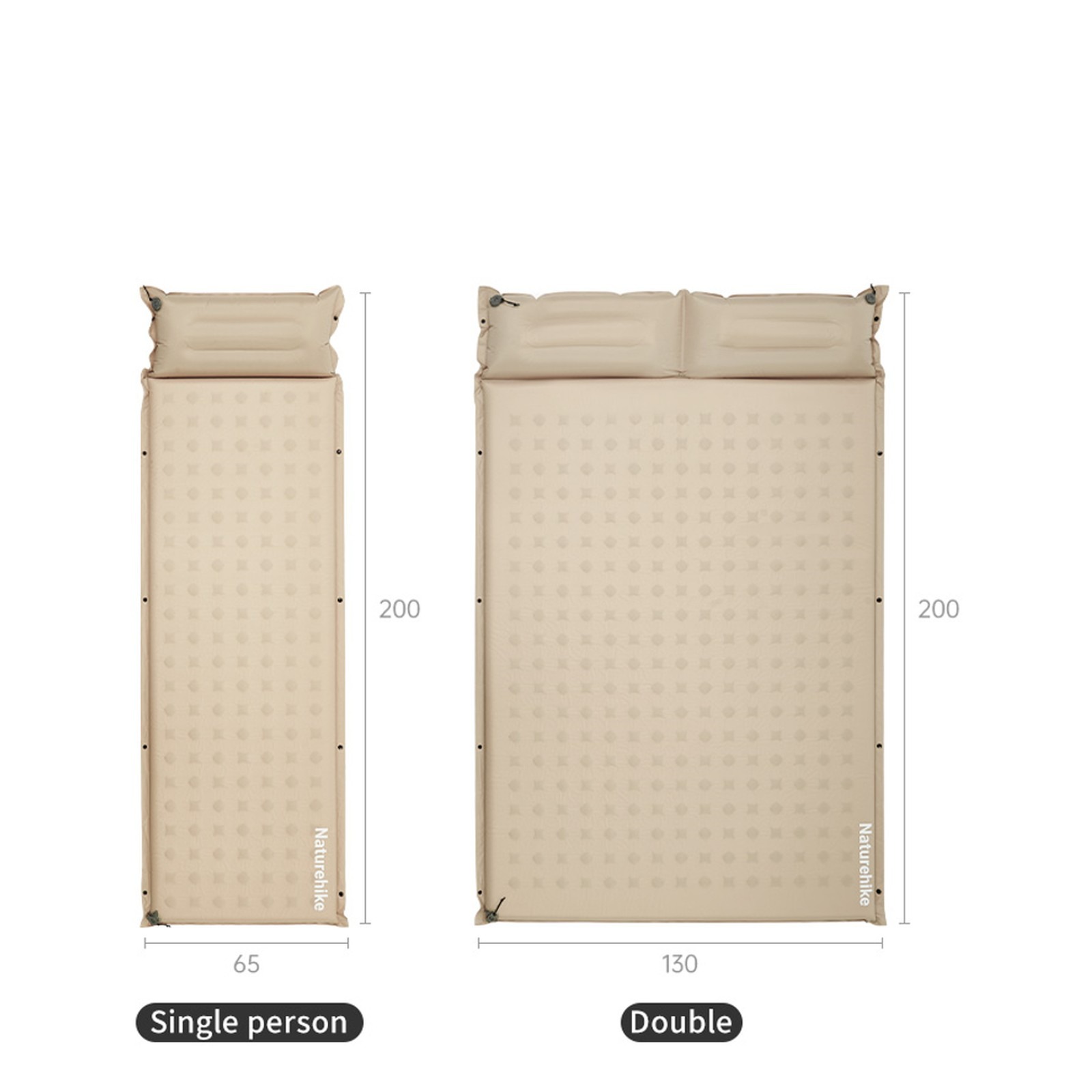 Đệm hơi tự bơm Naturehike Self-Inflating Pad with Pillow CNK2550WS025