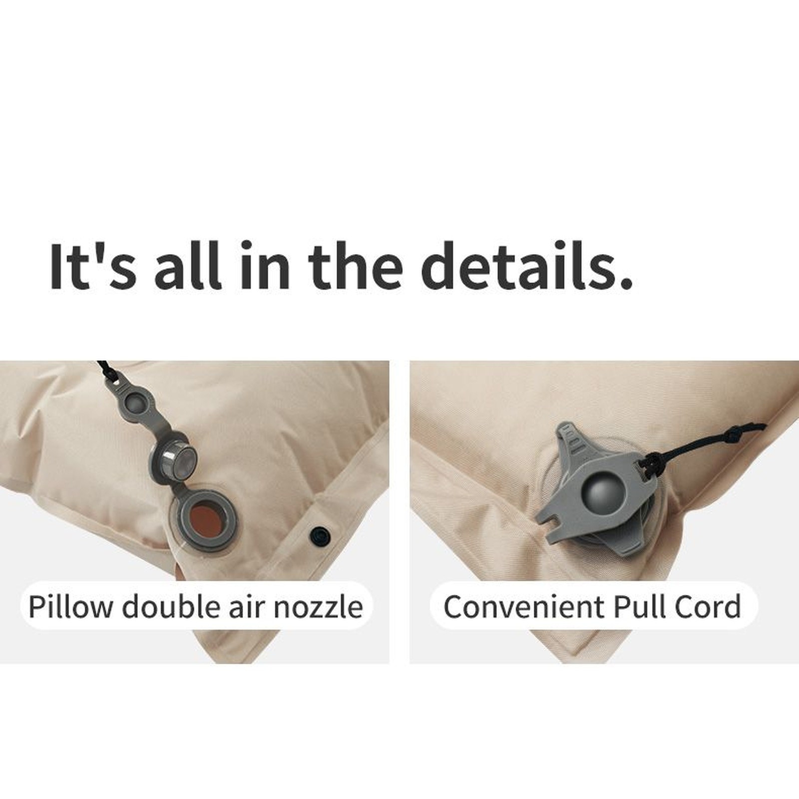 Đệm hơi tự bơm Naturehike Self-Inflating Pad with Pillow CNK2550WS025