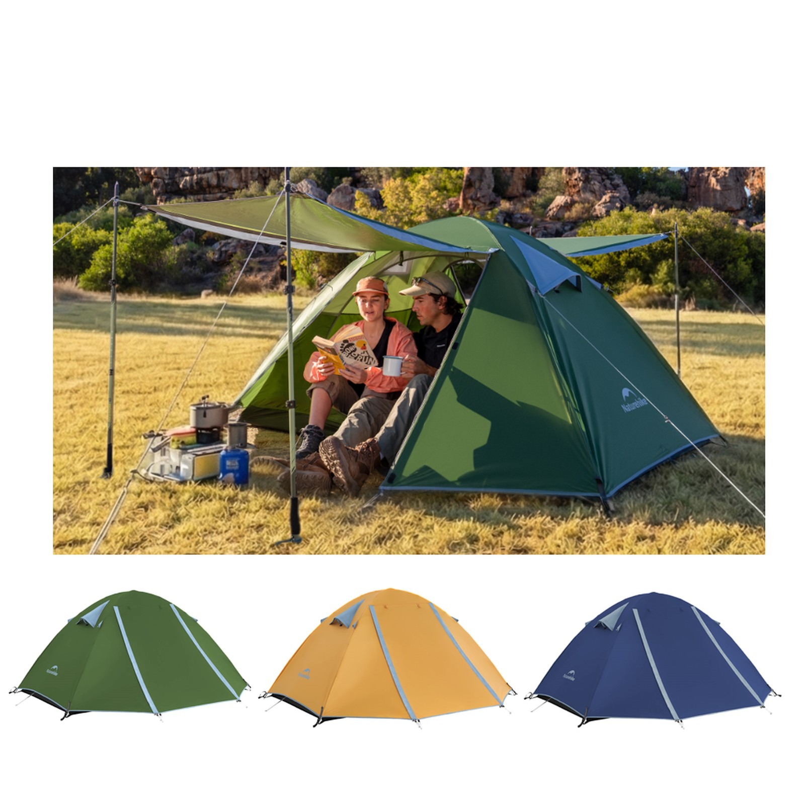 Lều cắm trại siêu nhẹ Bleik series Naturehike Ultralight Tent Bleik CNK2550WS038