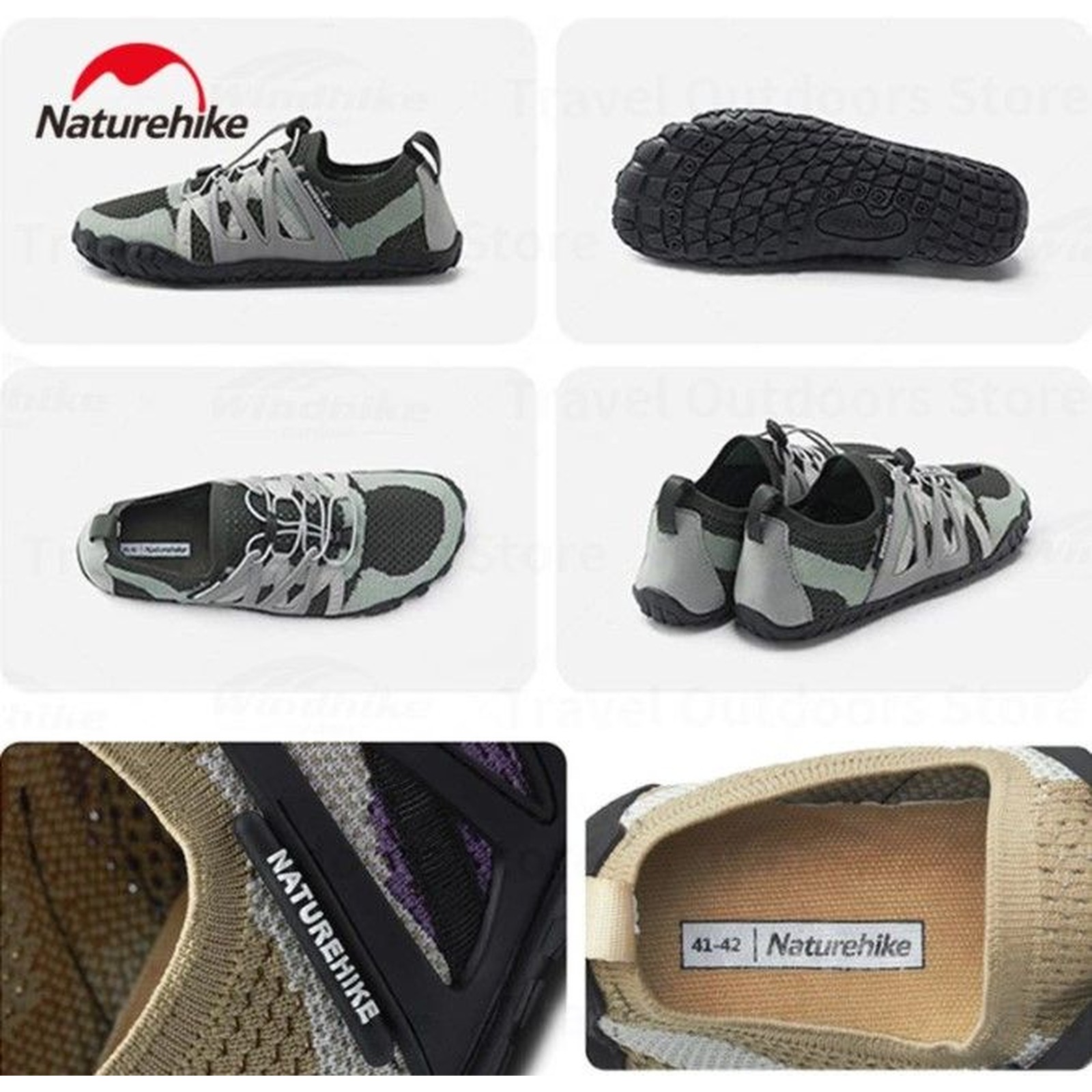 Giày đi biển chống trượt Naturehike Mesh Water Shoes CYY2321IA010