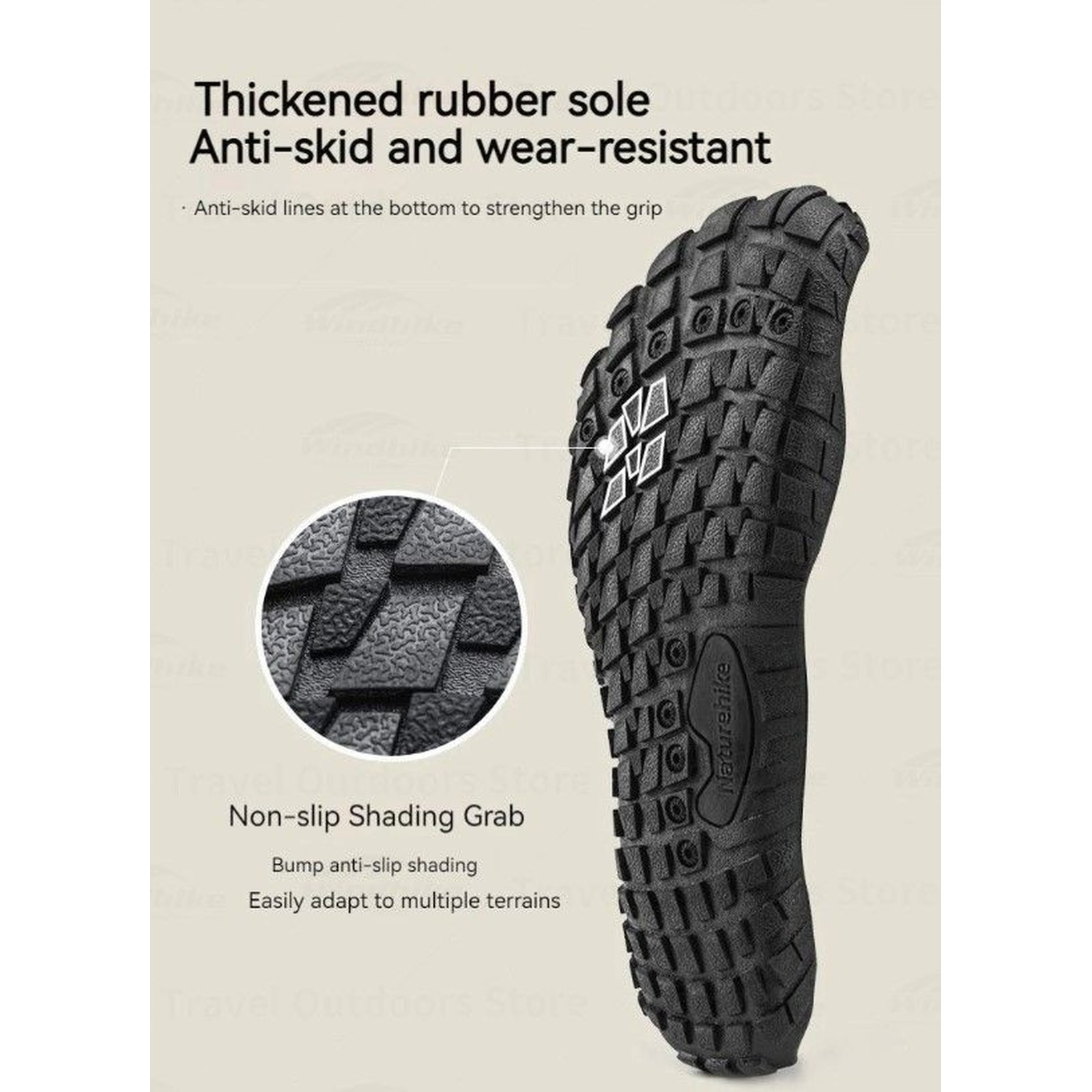 Giày đi biển chống trượt Naturehike Mesh Water Shoes CYY2321IA010
