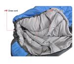 Túi ngủ mùa đông 2 lớp Ryder 2 Layers Mummy Sleeping Bag D1005 Blue - 7484