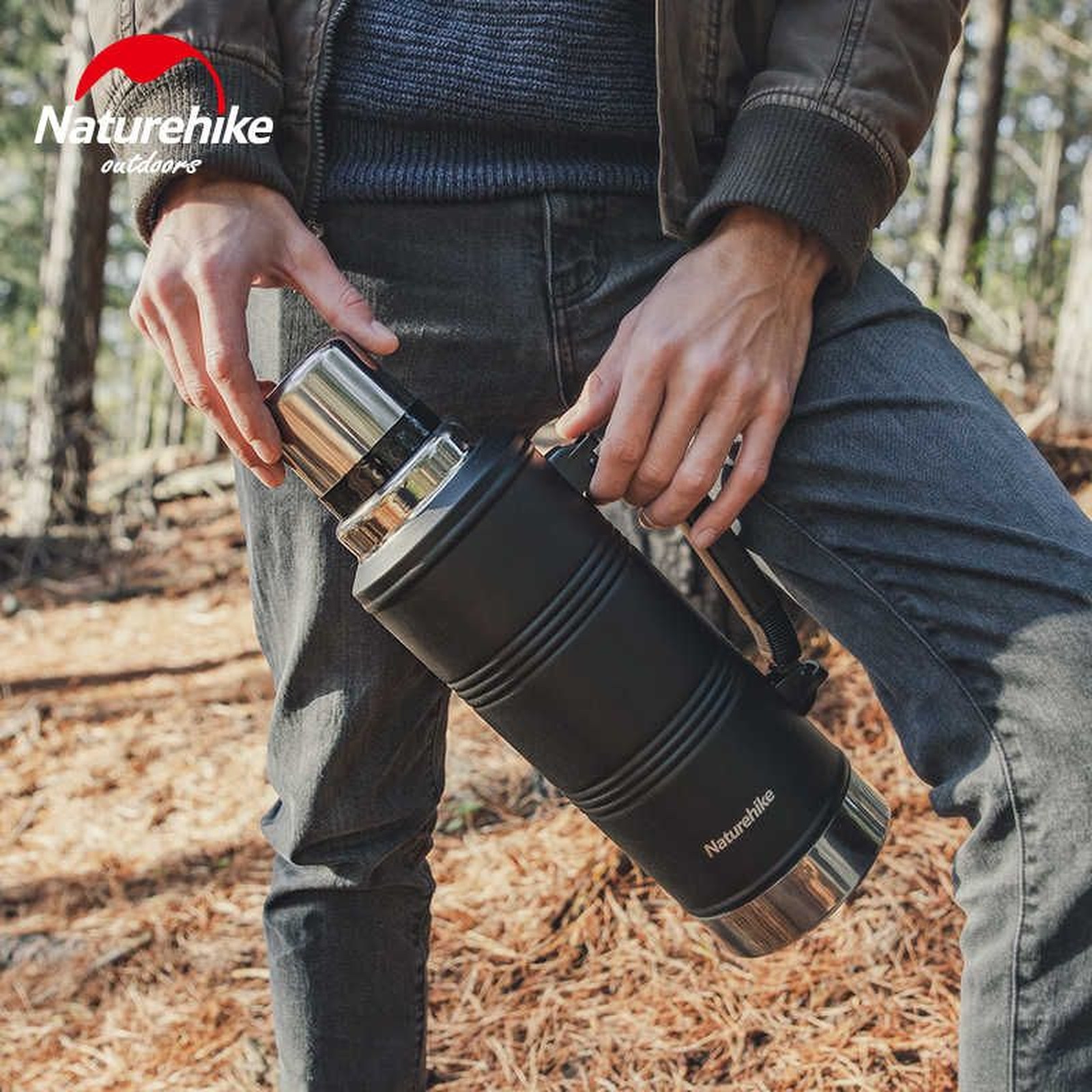 Phích giữ nhiệt 2.2L Naturehike Vacuum Flask 2.2L NH19SJ011