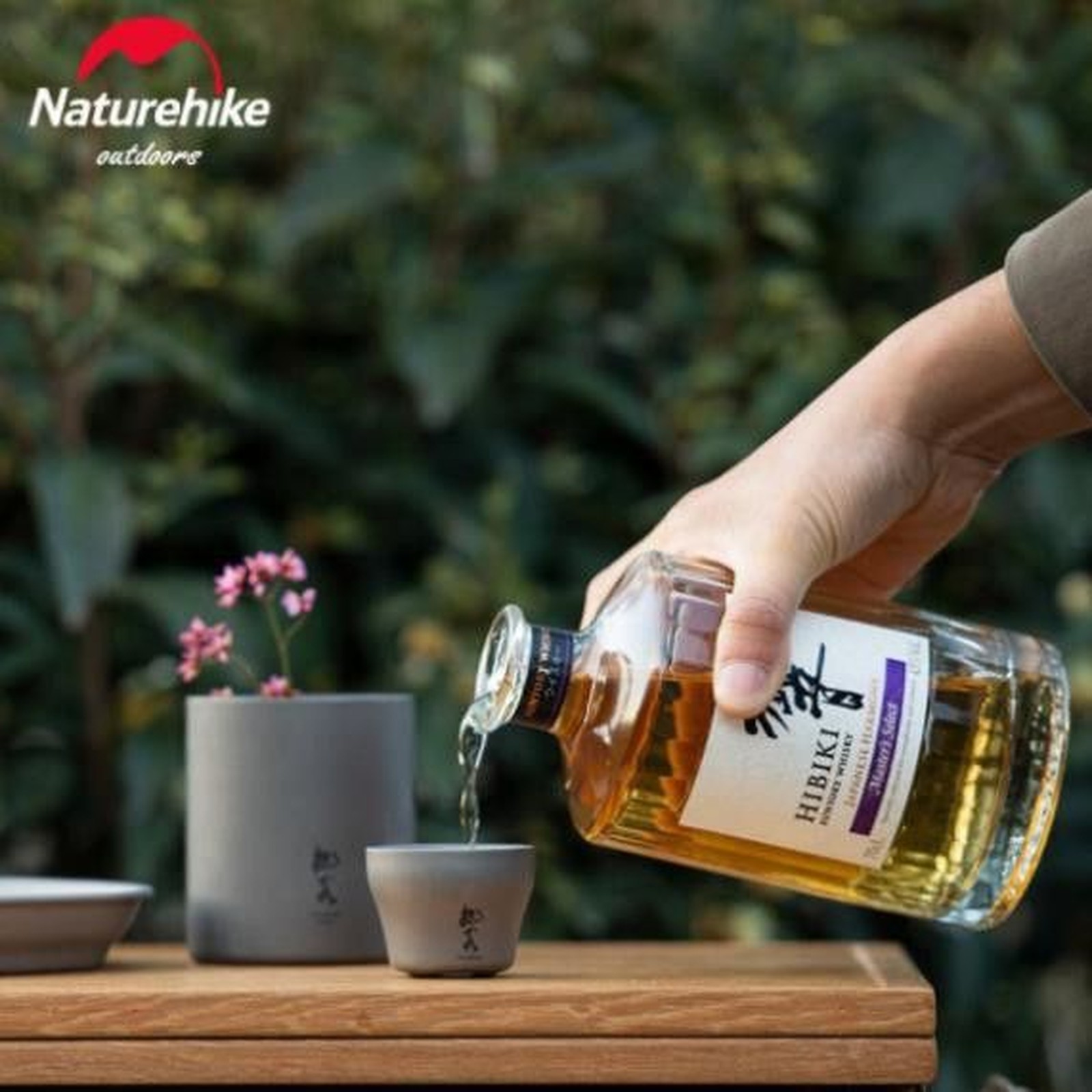 Ly rượu Titanium 2 lớp Glamping Naturehike Double-Wall Titanium Wine Cup NH20CJ020
