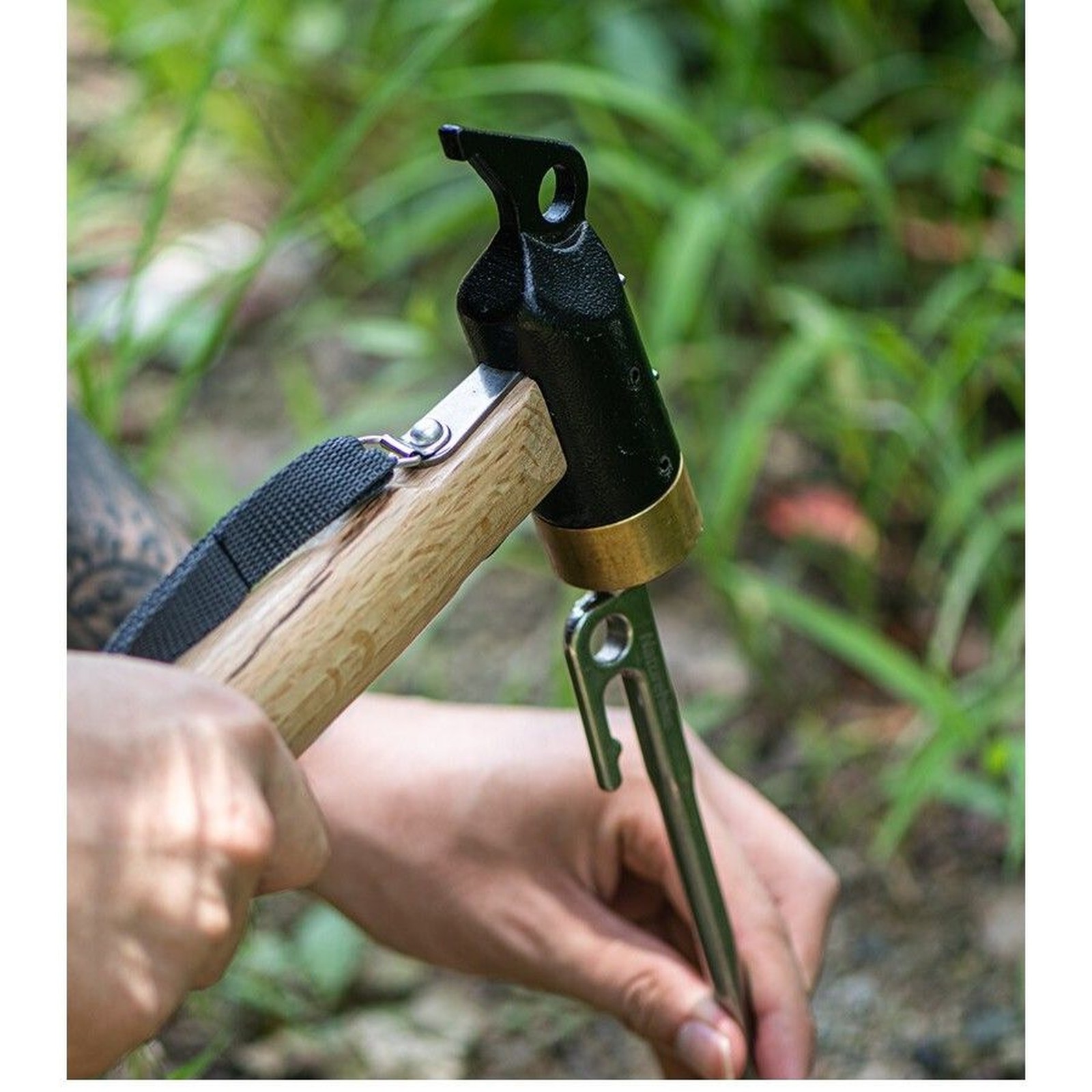 Búa đồng đa năng Naturehike Brass Camping Hammer NH20PJ083