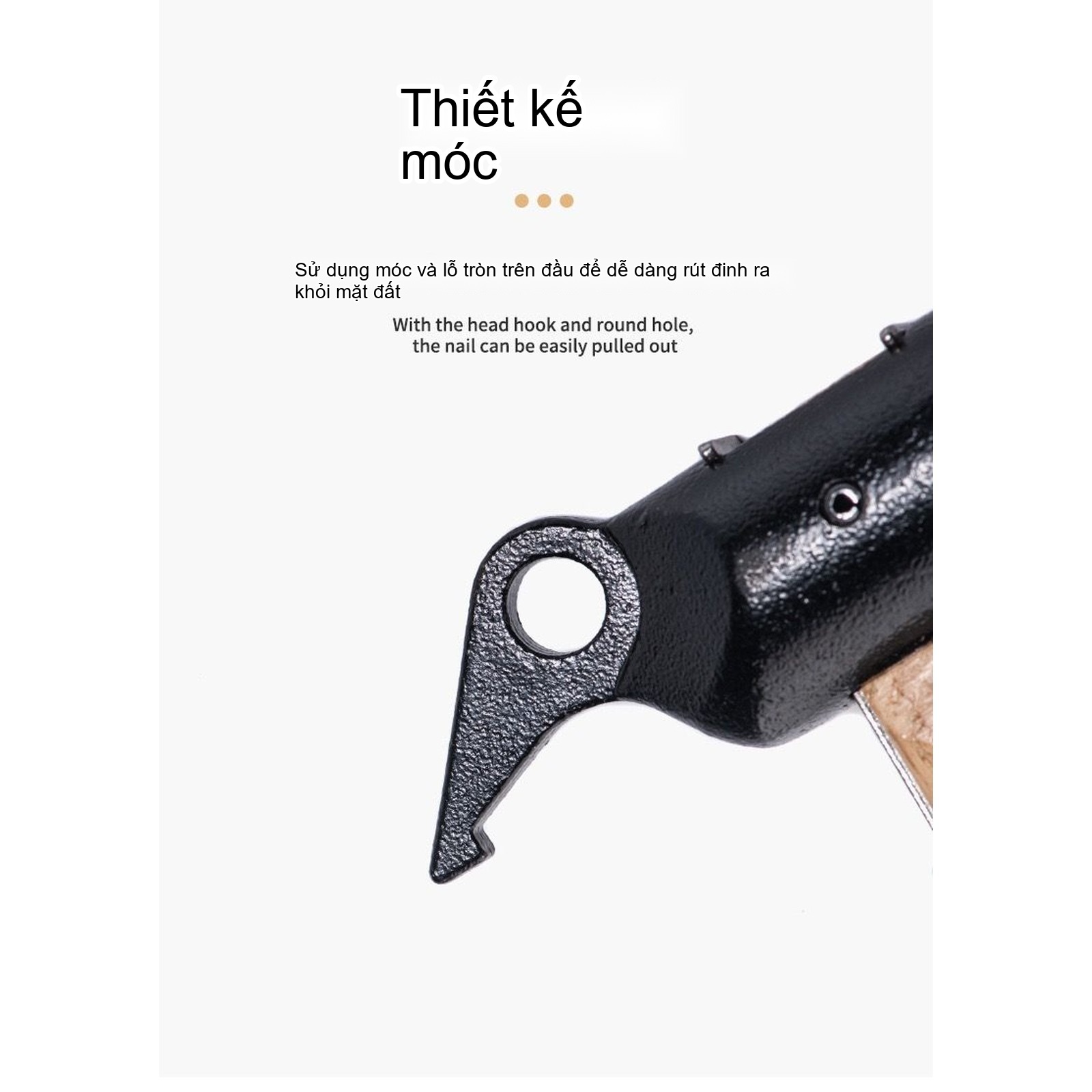 Búa đồng đa năng Naturehike Brass Camping Hammer NH20PJ083