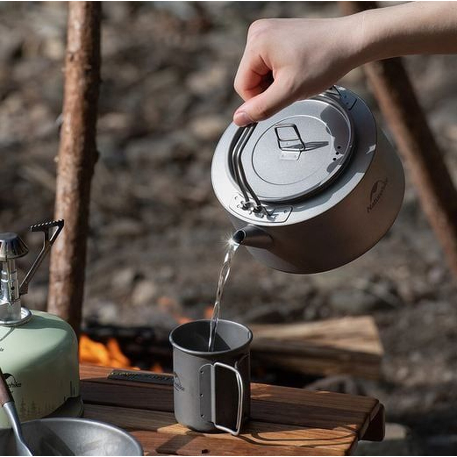 Ấm đun nước Titanium Naturehike Titanium Kettle NH21CJ007