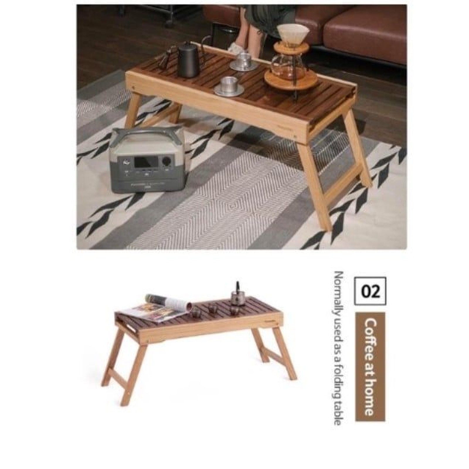 Bàn gỗ gấp gọn IGT Naturehike Folding IGT Wood Table NH21JU001