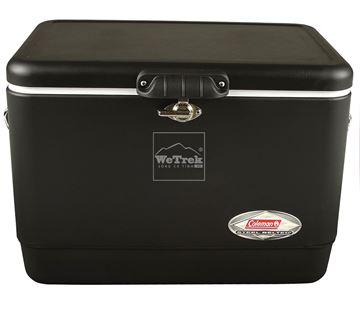 Thùng đá giữ nhiệt thép không gỉ 51L Coleman 54Qt Matte Black Belted Cooler 3000001857 - 7585