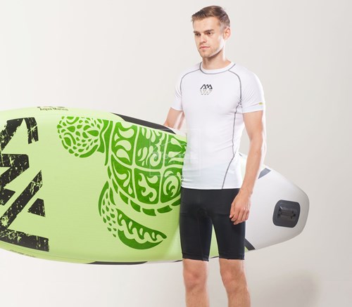 Áo bơi chống nắng nam Scene Mens Rashguard SS C-M17SS-WH