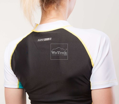 Áo bơi chống nắng nữ ngắn tay Alluv Womens Rashguard SS C-W17SS-WB