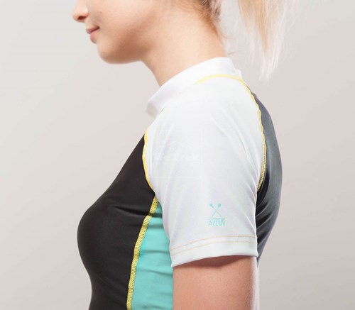 Áo bơi chống nắng nữ ngắn tay Alluv Womens Rashguard SS C-W17SS-WB