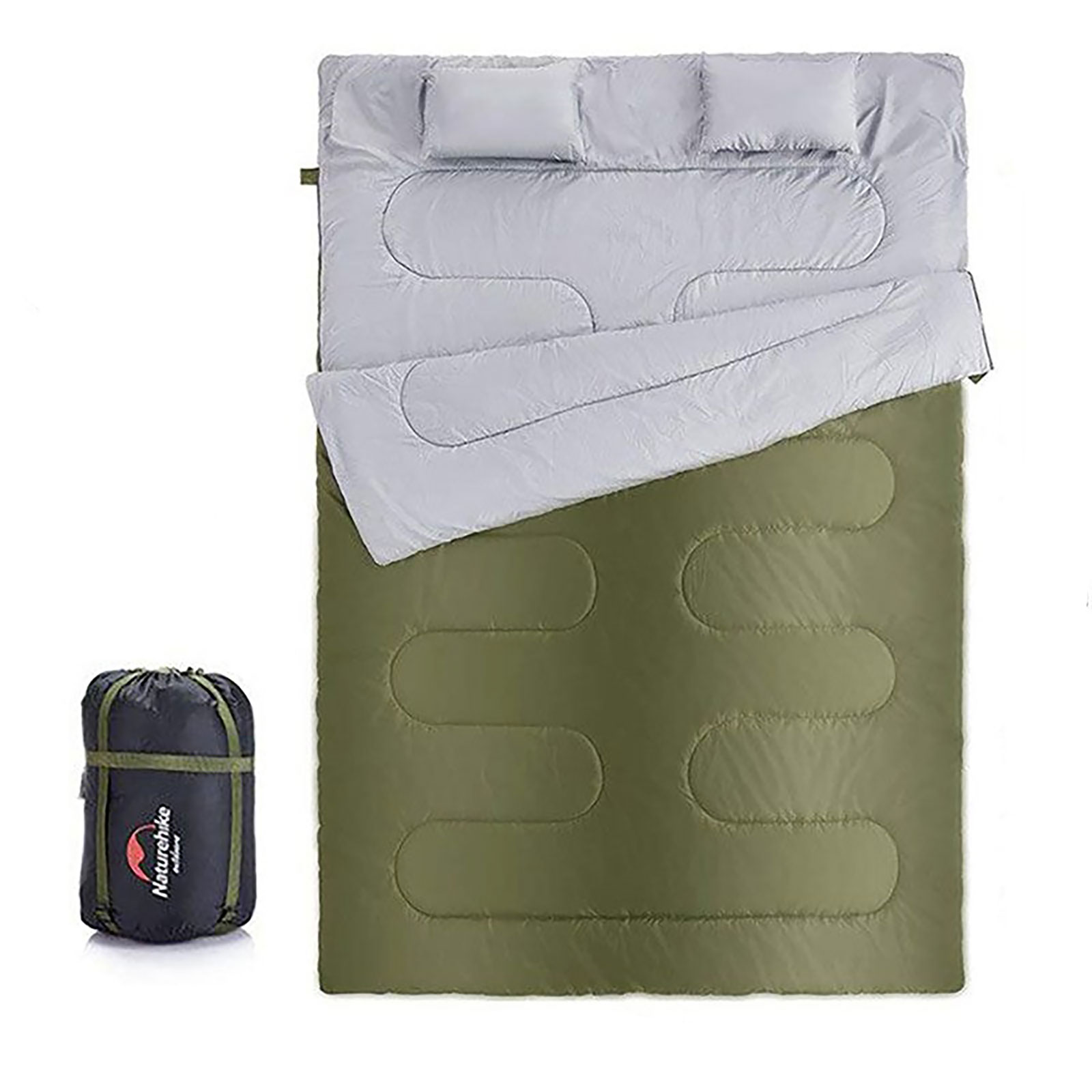 Túi ngủ đôi Naturehike Double Sleeping Bag SD15M030-J - xanh rêu