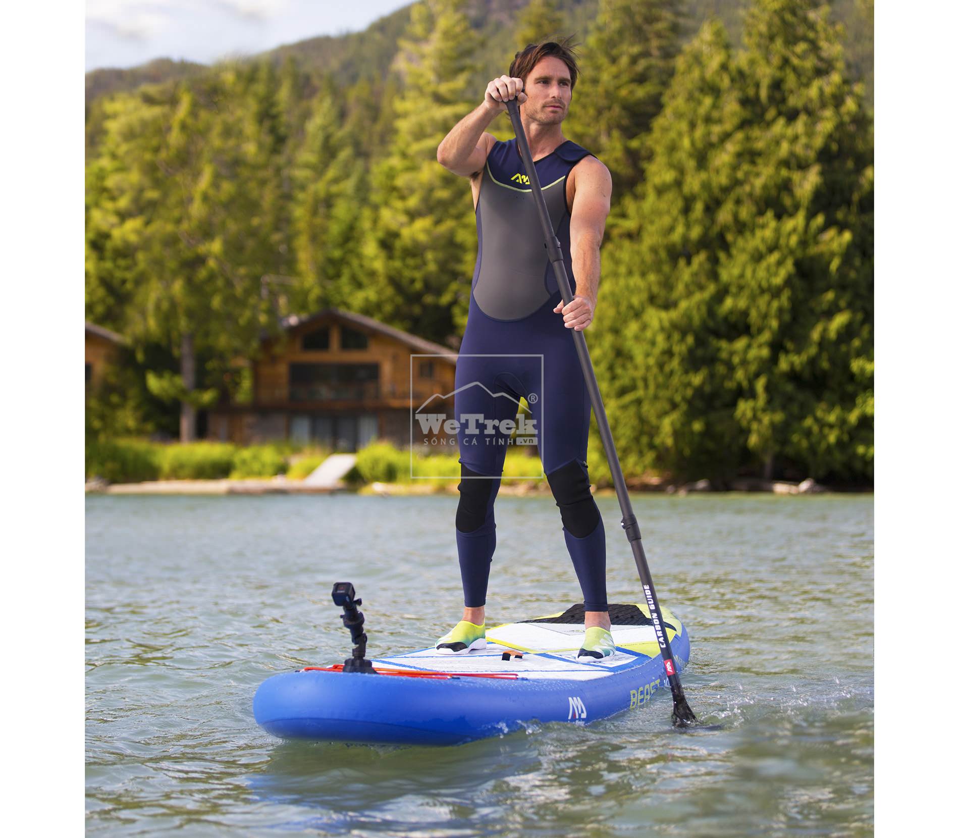 Ván chèo đứng bơm hơi Aqua Marina Beast SUP BT-18BE - 8074