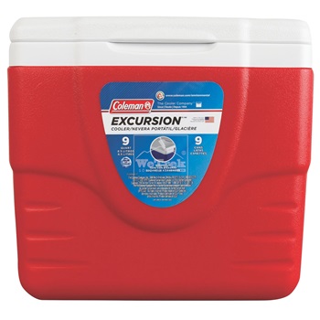 Thùng đá giữ nhiệt Coleman Excursion 3000000168 - 8.5L - Đỏ