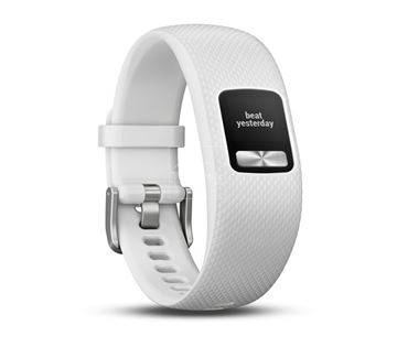 Vòng đeo tay theo dõi sức khỏe Garmin vivofit 4 White S/M - 8710