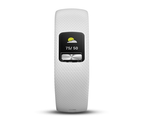 Vòng đeo tay theo dõi sức khỏe Garmin vivofit 4 White S/M - 8710