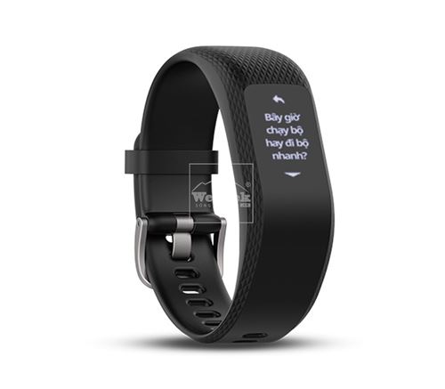 Vòng đeo tay theo dõi sức khỏe Garmin Vivosmart 3 Black L - 8713