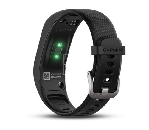 Vòng đeo tay theo dõi sức khỏe Garmin Vivosmart 3 Black L - 8713