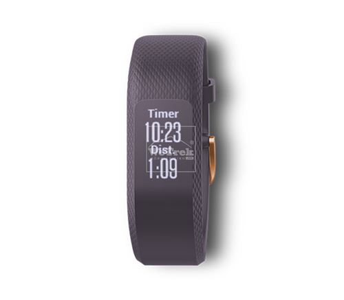 Vòng đeo tay theo dõi sức khỏe Garmin Vivosmart 3 Black/Rose Gold S/M - 8714