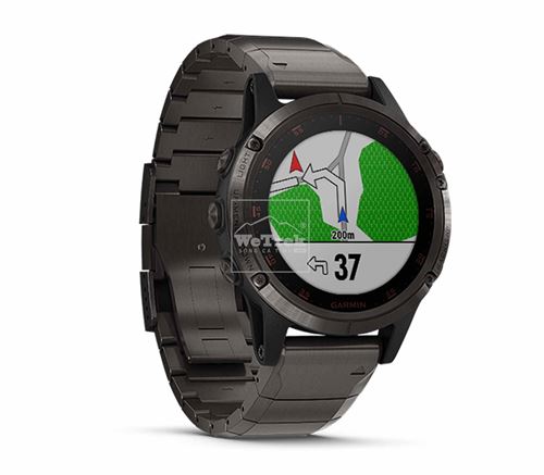 Đồng hồ thông minh Garmin Fenix 5 Plus Titanium/Titanium Band - 8751