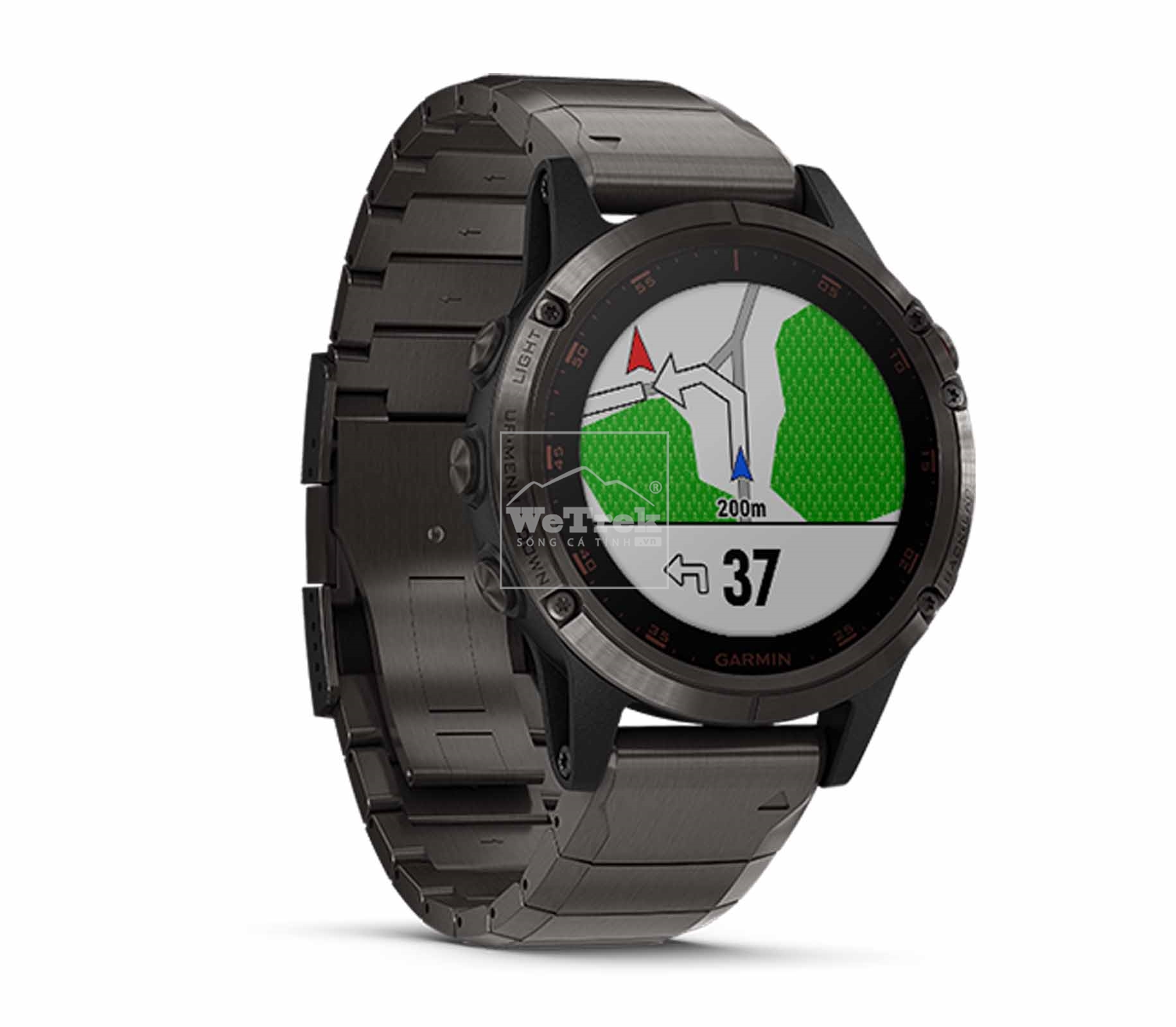 Đồng hồ thông minh Garmin Fenix 5 Plus Titanium/Titanium Band - 8751