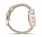 Đồng hồ thông minh Garmin Fenix 5S Plus RoseGold/Beige Leather Band - 8749