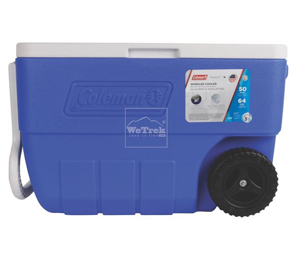 Thùng đá giữ nhiệt 47.3L Coleman 50 Quart Wheeled 3000000188 Xanh - 2004