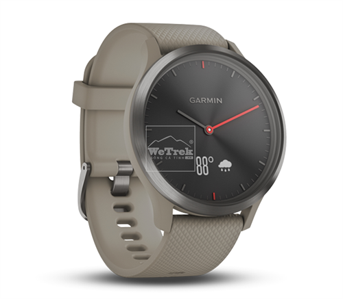 Đồng hồ thông minh Garmin Vivomove HR Sport Sandstone/Black S/M - 8725
