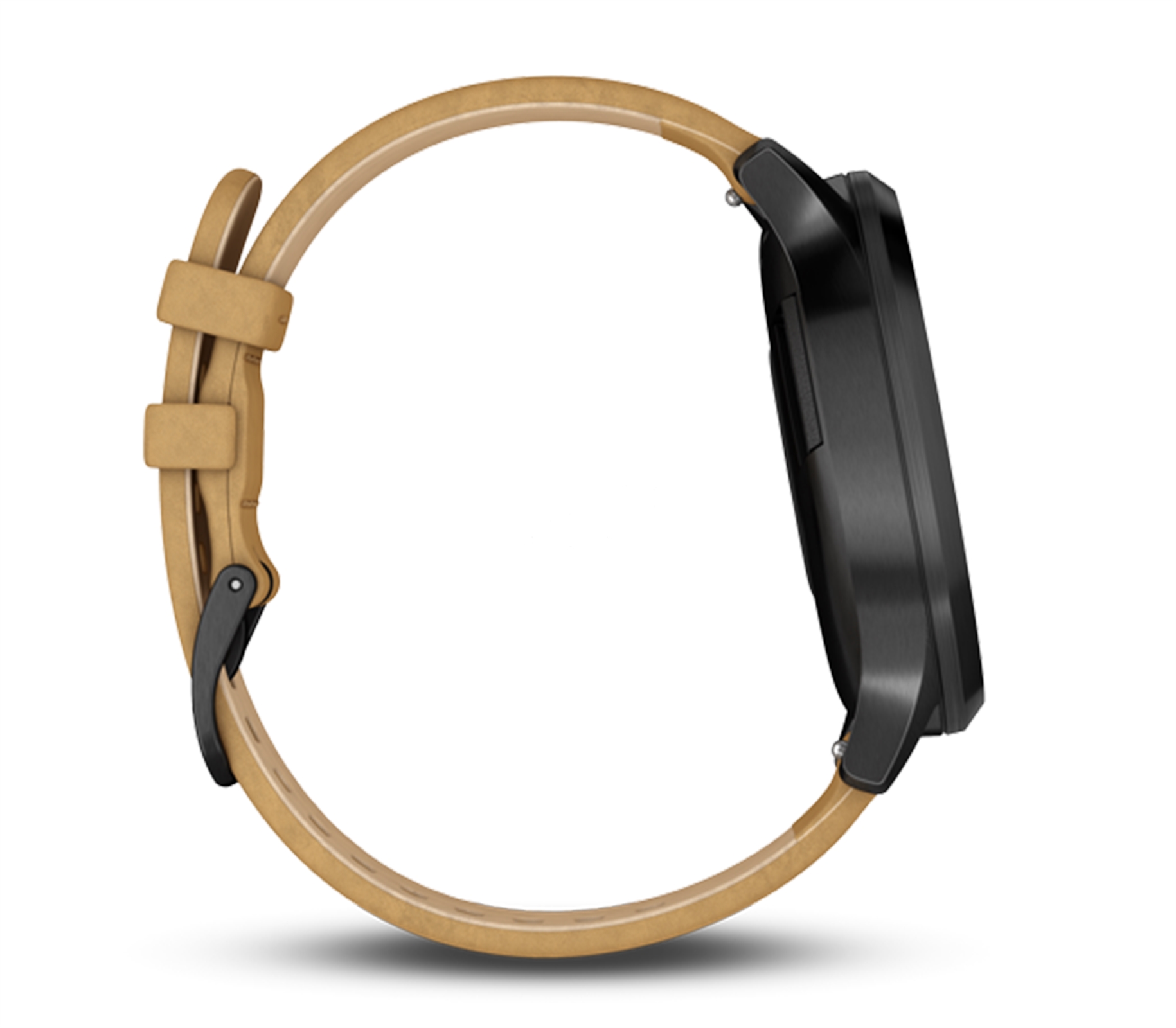 Đồng hồ thông minh Garmin Vivomove HR Premium Black/Tan - 8727