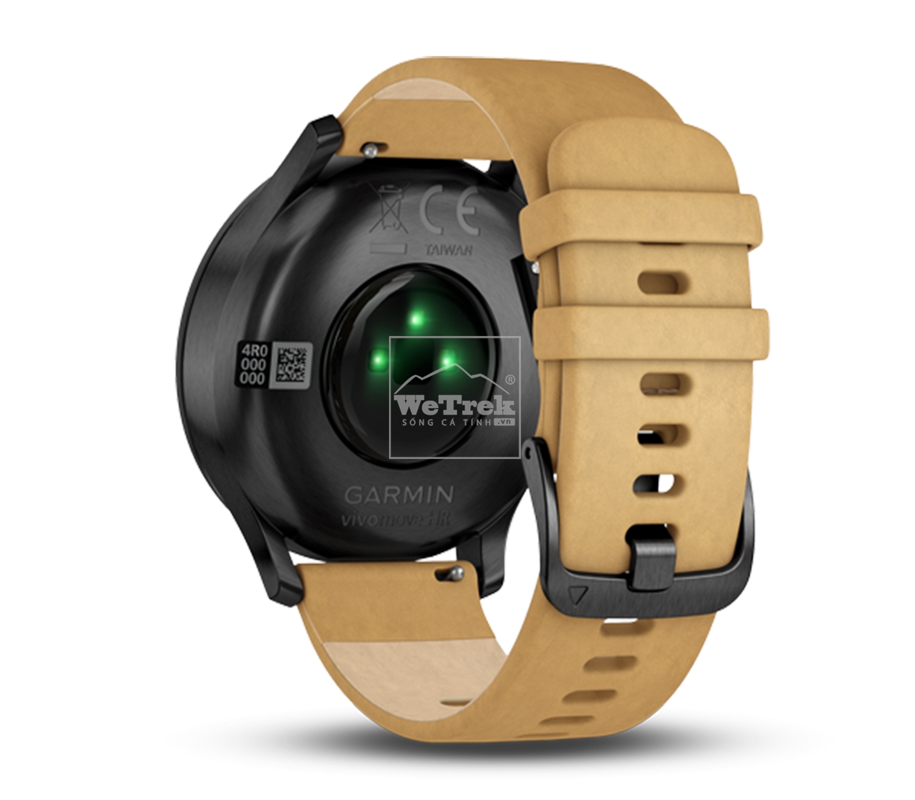 Đồng hồ thông minh Garmin Vivomove HR Premium Black/Tan - 8727