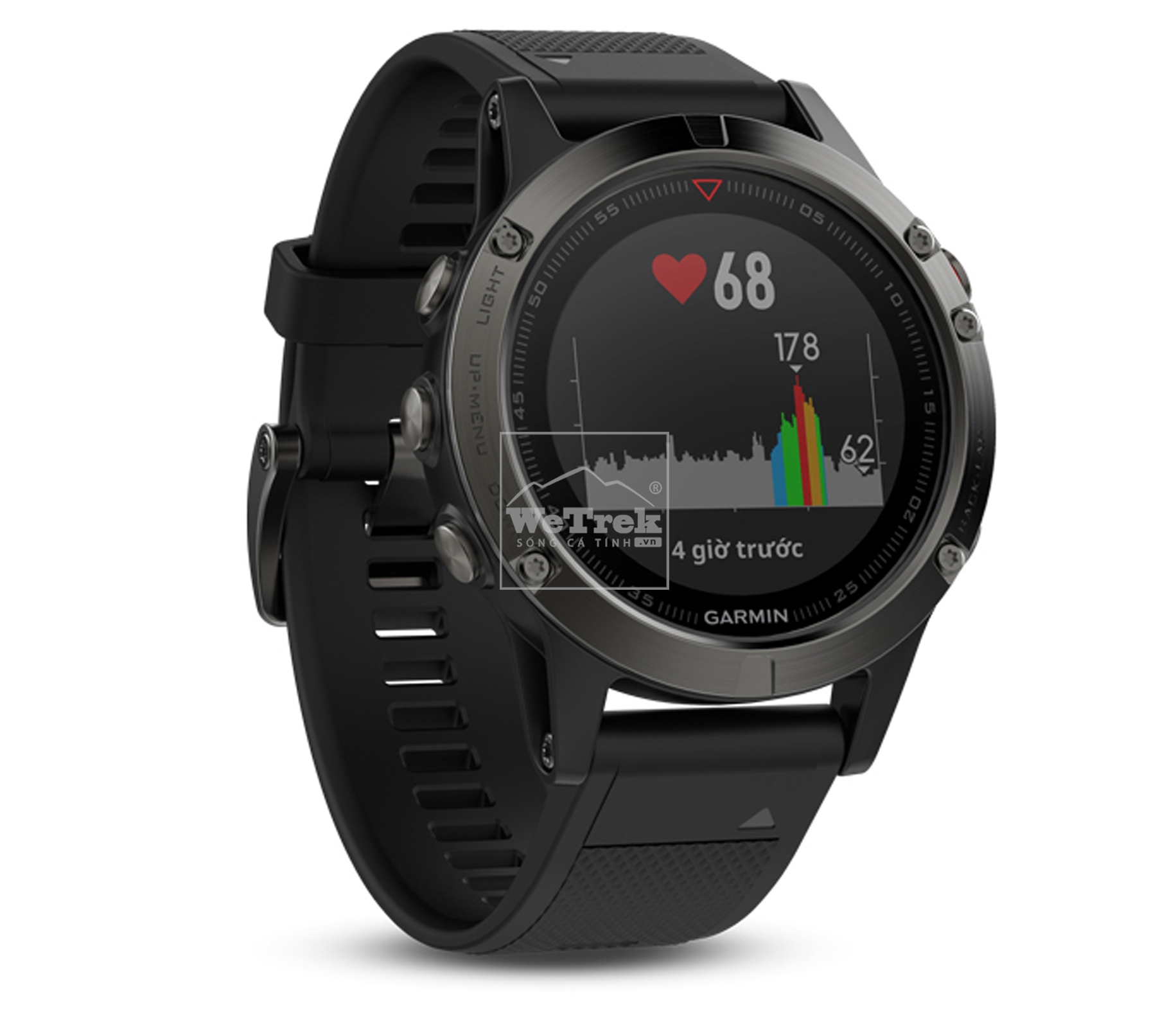 Đồng hồ thông minh Garmin Fenix 5 Slate Grey/Black Band - 8745