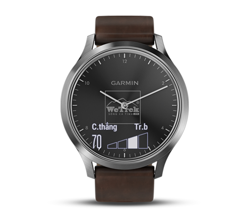 Đồng hồ thông minh Garmin Vivomove HR Premium Black/Silver (Large) - 8728