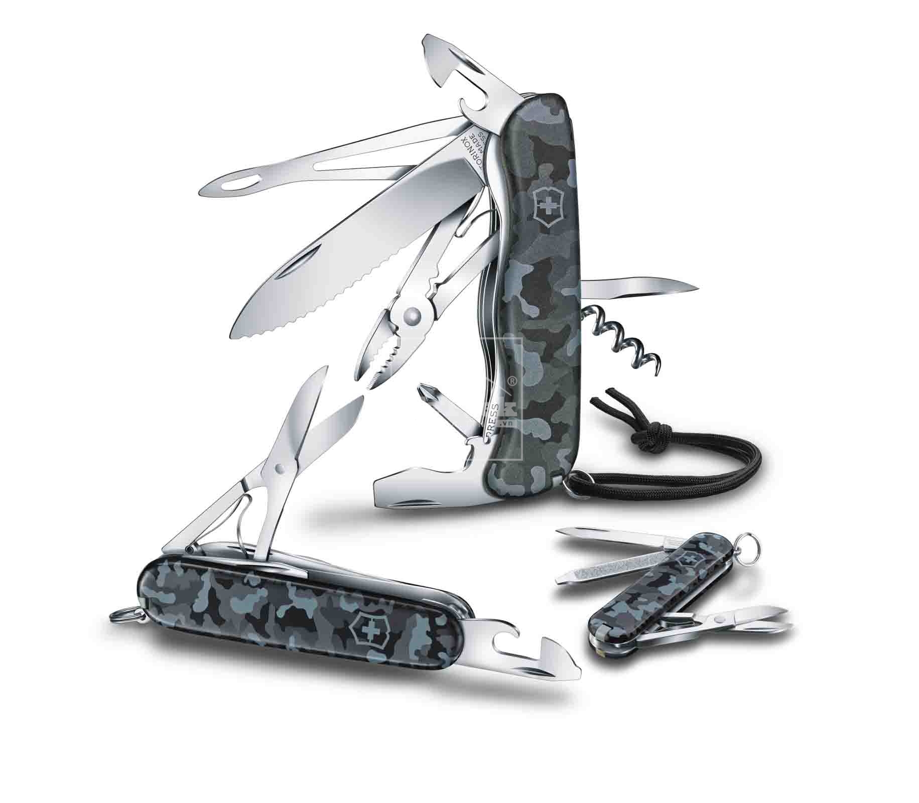 Dao đa năng Victorinox Navy Camouflage Classic 0.6223.942 Rằn ri - 8871
