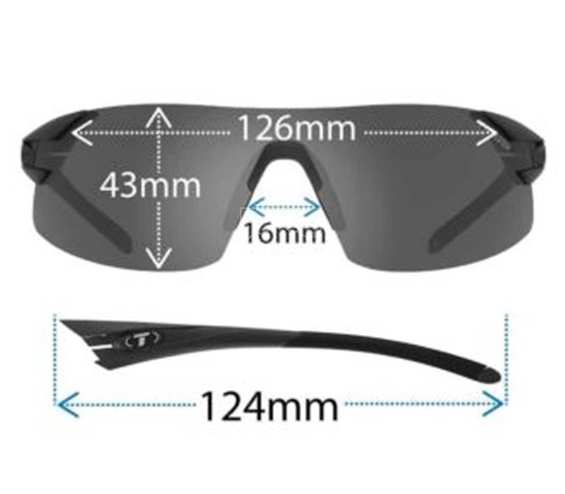 Kính thể thao TIFOSI Podium XC Silver/Gunmetal - 8994