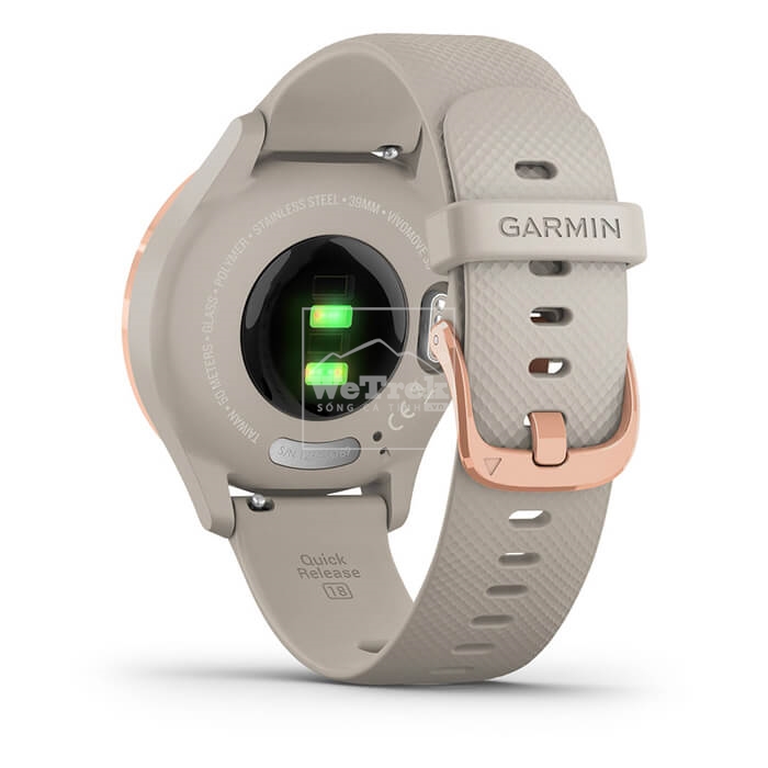 Đồng hồ thông minh Garmin Vivomove 3S Light Sand/Rose Gold - 9419