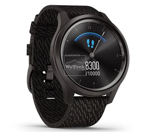 Đồng hồ thông minh Garmin Vivomove Style Black Pepper Nylon/Slate - 9421