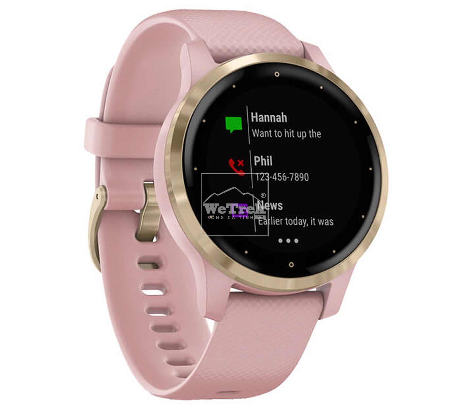 Đồng hồ thông minh Garmin Vivoactive 4S White/Rose Gold - 9427