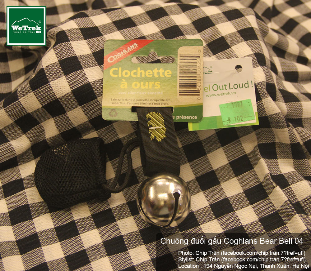 Chuông đuổi Gấu Coghlans Bear Bell 04
